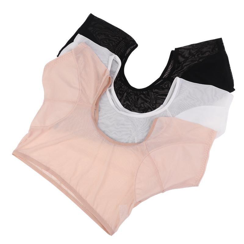 T-Shirt Shape Sweat Pads Washable Underarm Armpit Sweat Pads Reusable Perfume Absorbing Guards Shield Deodorant For Women