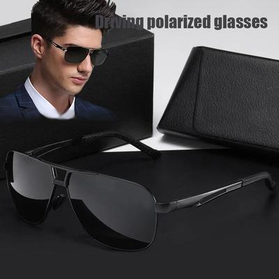 Square Polarized Sunglasses Men SunGlasses Outdoor Sports Fishing Sunglasses Anti-glare Safety Driving Oculos De Sol