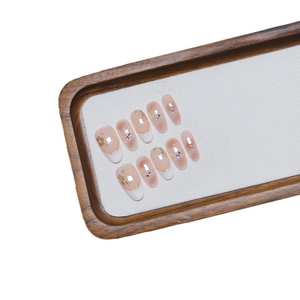 Pink Dream Tulip Cat Eye Detachable Nails for All Seasons