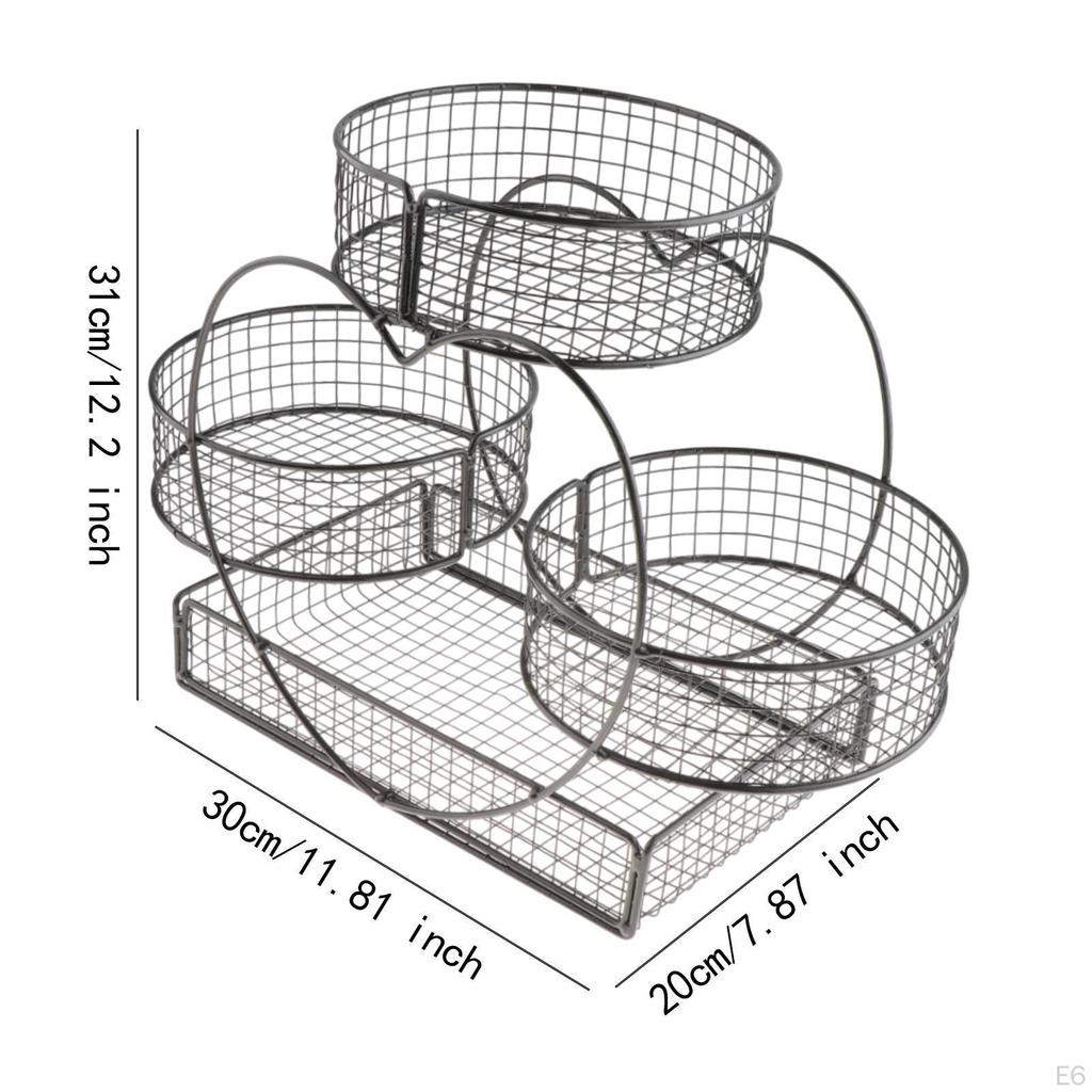 Obstkorb Brot Gemüse Rack Schüssel Halter Arbeitsplatte für Zwiebel