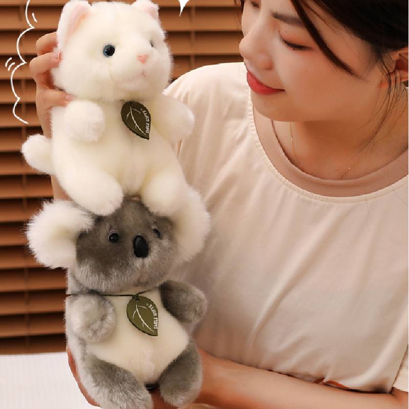 Ailurus Husky Fulgens Yellow White Cat Koala Fox Panda Border Collie Plush Toy