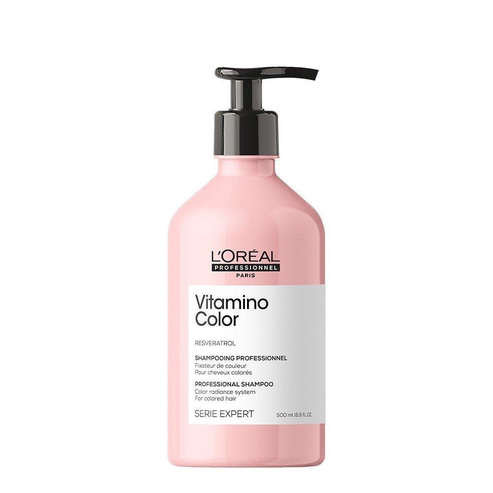 

L Oreal Vitamino Shampoo 500ml Mask for Colorlock Dye Maintenance