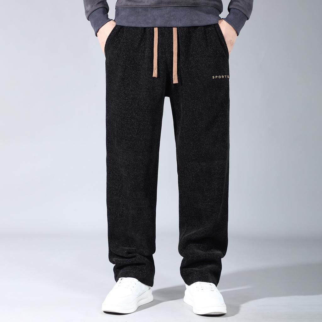 Plus-size Long Pants, Spring and Autumn Straight-leg Pants, Loose Casual Pants, Men's New Sports Pants