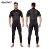 3mm Kombinezon Całego Ciała Męski Długi Rękaw Nurkowanie Surfing Snorkeling Pływanie w Zimnej Wodzie Zima Wiosna Jesień Lato Zastosowanie