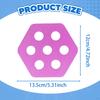 12 Pieces Hexagon Surfboard Pads Deck Decking Accessories Non Slip Mat Grip for