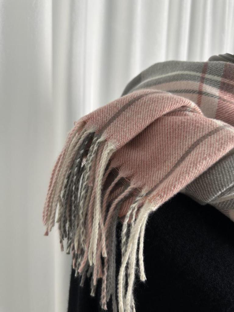 Autumn & Winter Retro Color Block Scarf - Trendy, Elegant Imitation Cashmere Shawl