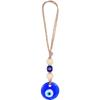 Evil Eye Car Hanging Ornament, Classic Blue Evil Eye Beaded Charms Rear View Mirror Pendent Decor Car Accessories for Window Door Wall