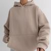 Women's Long-sleeve Hooded Sweatshirt for Autumn/winter – Loose and Casual Top