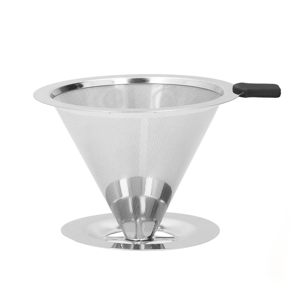 Coffee Dripper Stainless Steel Reusable Pour Over Coffee Dripper for Backpacking TravelingModel 01
