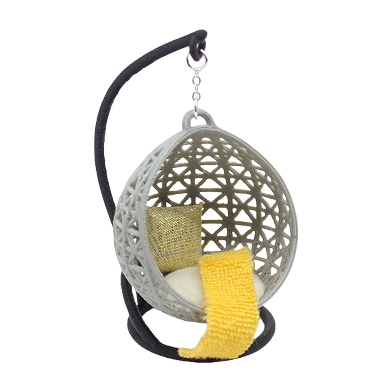 

Корзина для стула для кукольных домиков Качели Подвесная Миниатюрная Мебель Ролевые Игры для Детей Модель Мебели Для Кукольного Дома D