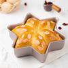1pc Champagne Gold Star Shaped Cake Pan Mold Baking Hexagonal 3D Nonstick Coated Baking Pan Bread Cheese Oven Pan Kitchen Tools