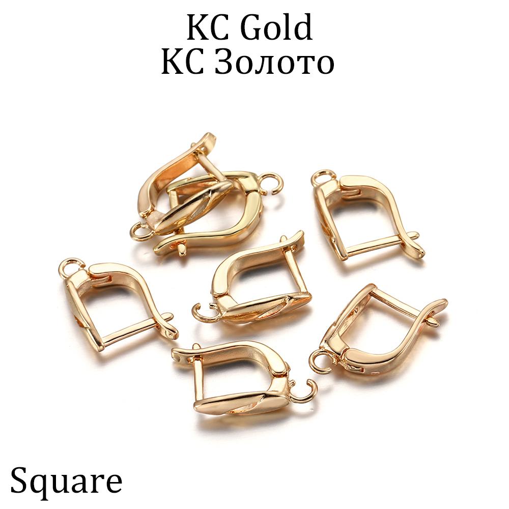 6-12Pcs/lot French Hoop Lever Back Open Loop Earring Hook Clasps Settings For DIY Jewelry Making Findings Accessories Supplies