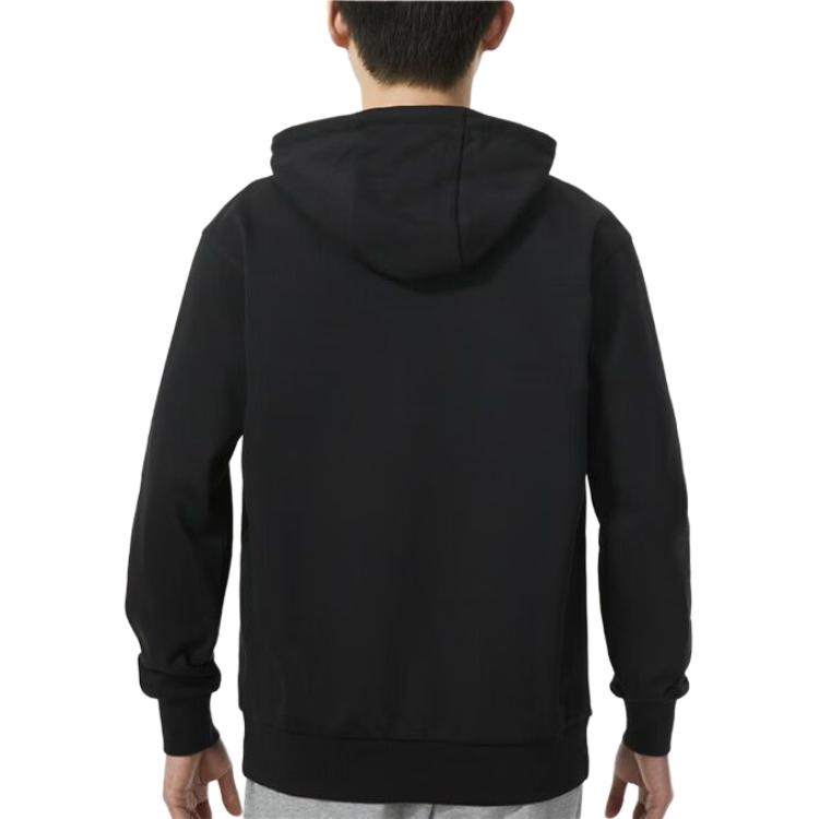 adidas American Vintage Solid Color Hooded Pullover Casual Long Sleeve Sweatshirt Men Sweatshirt Black JF3320
