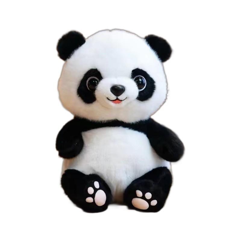 Charming 8-inch Realistic Panda Plush Toy Perfect Children's Day Gift Souvenir