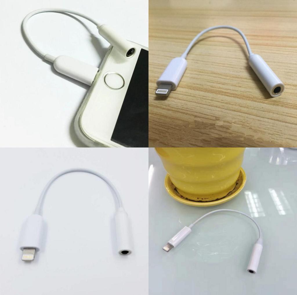 Apple Iphone Ipad 8pin To 35mm Audio Cable With Goldplated Connectors For Car And Mobile Audio