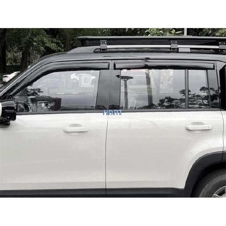 For Chevrolet Spark EUV 2024 + Window Visor Side Vent Sun Rain Deflector Weather Shield Shelter Cover Car Styling Accessories