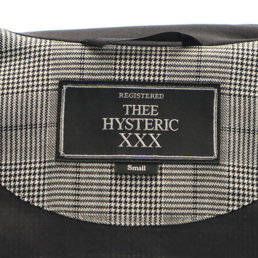 Thee Hysteric XXX made in Japan Glen check Chester coat S gray Men's Used