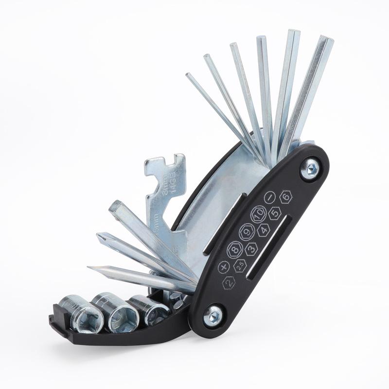 Clé multifonction pour VTT, tournevis, outils de réparation de moto, 16 en 1