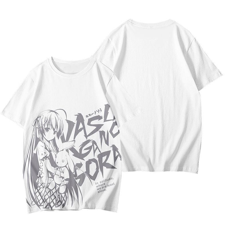 T-Shirts 3D-Druck Anime Yosuga No Sora T-Shirt Mode Kinder Freizeit Jungen Mädchen Kinder Cartoon Rundhals T-Shirt T-Shirts Oberteile Kleidung