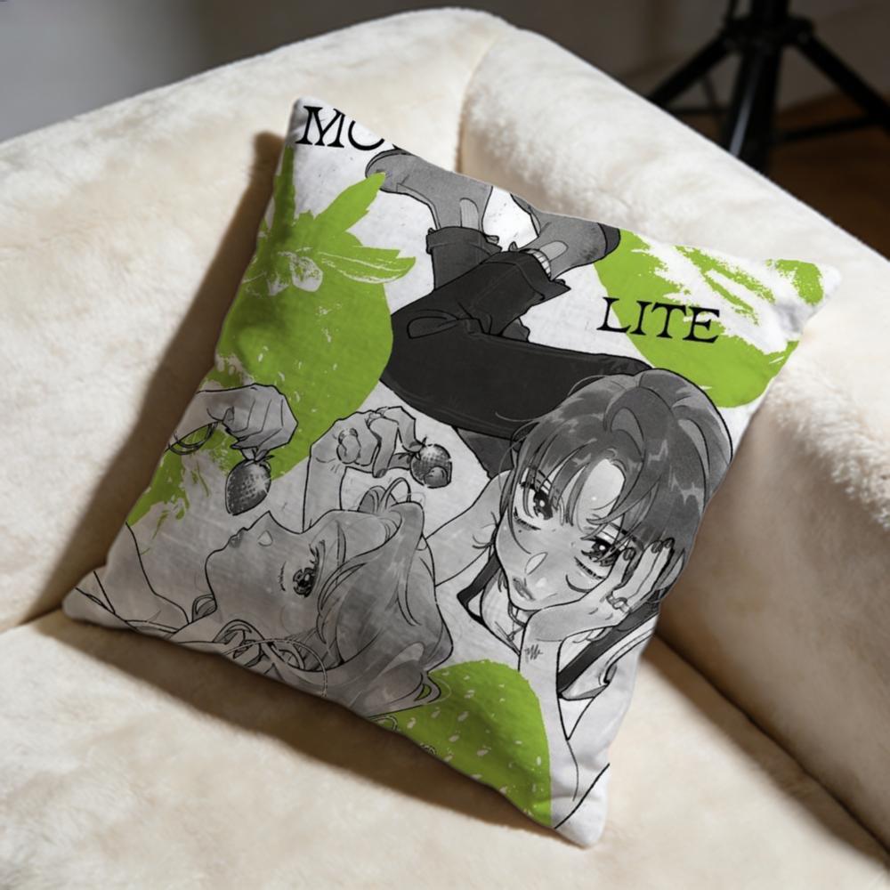 Trendy KKoga Mitsukied Cushion Cover Soft Decorative Pillow Case Suitable for Bedroom Sofa Car Travel Use