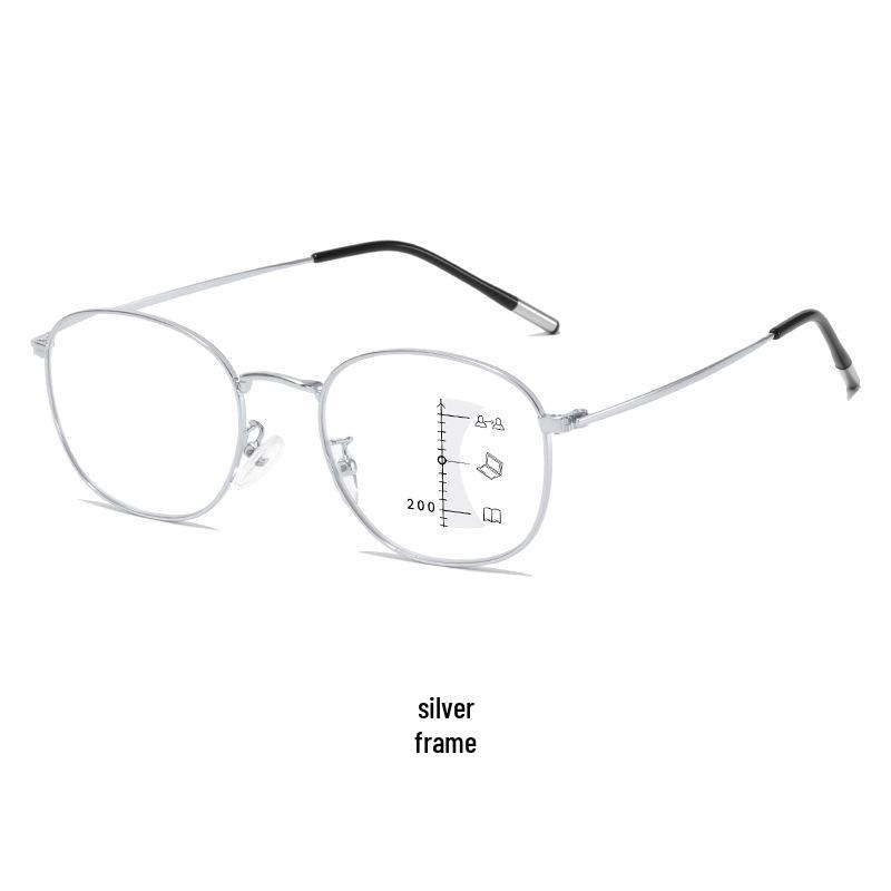 Ultra-light Anti-Blue Light HD Progressive Reading Glasses for Men - Multi-Focus Eye Protection for Near and Distance Vision