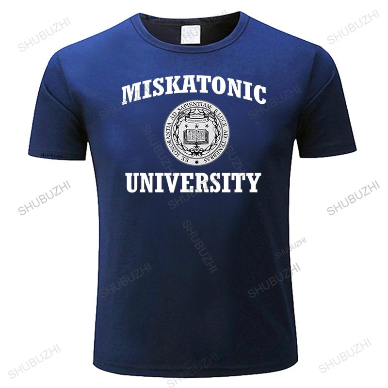 Miskatonic University Tops TShirt Unisex Necronomicon Call Of Cthulhu Cthulu Lovecraft Fun Premium Cotton Tee T Shirt Graphic