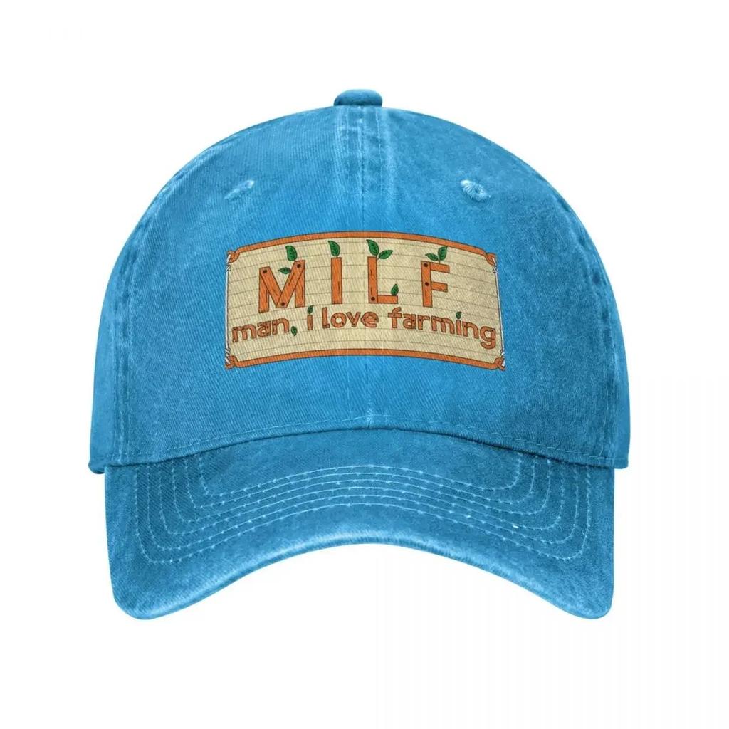 2025 Summer Unisex I Love Farming Baseball Cap Hiking Hat Kids Hat Women Hat Casual and Versatile Outdoor Sun Protection Fashion