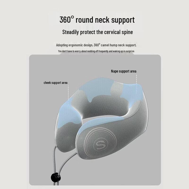 SKG Portable Heated U-shaped Neck Massage Pillow N1