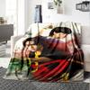 Thai Drama Character Art Poster Print Flannel Blanket Soft Warm Throw Blanket Pop Culture Home Decor for Sofa Bedroom Travel