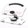 Transparent Acrylic Tablet Desktop Stand 360° Rotation Adjustable Phone Bracket Anti-slip Foldable Tablet Holder