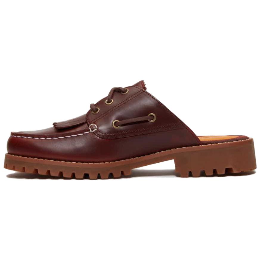 Timberland Noreen Comfortable Versatile Rubber Sole Anti-Wear Non-Slip Closed-Toe Slippers Women slippers Brown TB0A4198EIW1