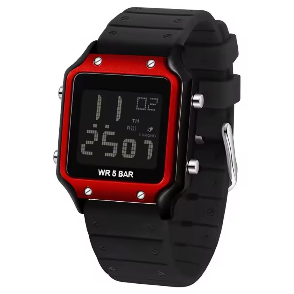 Watch Student Sports Waterproof Electronic Watch Multifunctional Chronograph Alarm Clock Electronic Watch