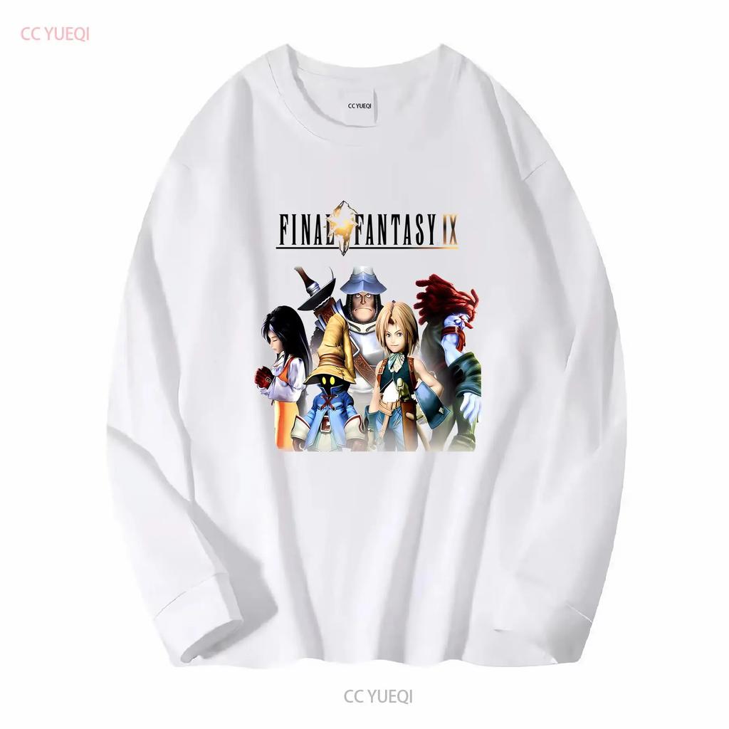 Final Fantasy IX COMPUTER GAME T Shirt YELLOW BLACK RED KHAKI All Sizes S 5XL Long or Short Sleeves Vintage Washed Casual
