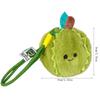 Soft Filled Orange Plush Keychain Furry Texture Simulation Food Toy  Backpack Decor