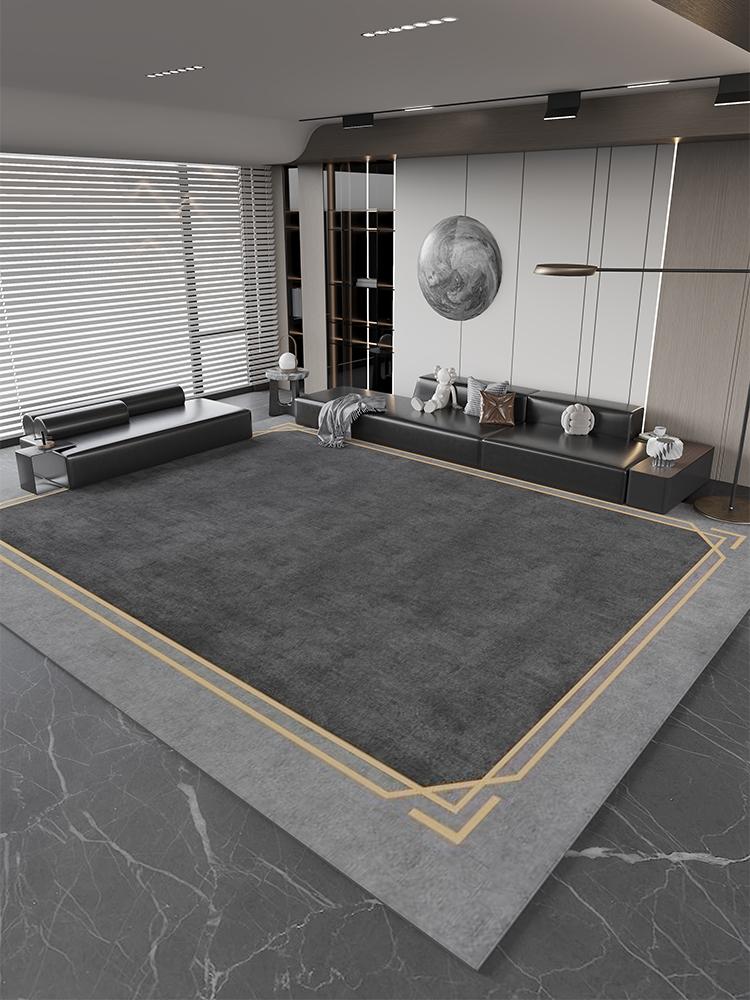 Light Luxury Study Rug Large Area Nordic Style Carpets for Living Room Minimalist Bedroom Decor Bedside Carpet Home Washable Mat