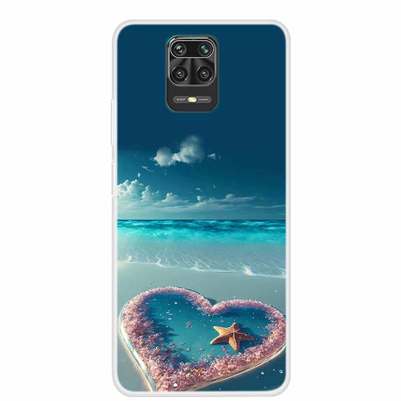 

For Xiaomi Redmi Note 9s Cases Note9 Pro Clear Soft TPU Silicone Landscape Phone Cover For Redmi Note 9 4G 5G Back Case Funda Redmi Note 9S