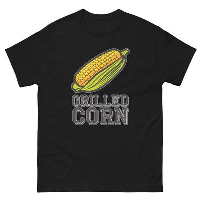 Gegrillter Mais Liebhaber Essen Bild Cartoon Lustiges T-Shirt Shirt