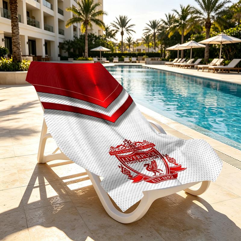Football club.C Print Beach Towel Design, Soft, Lightweight. for Home Bathroom, Spa, Pool, Yoga, Surfing, Camping, Gift for Family, Friend