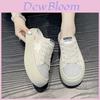 Stylish Thick Sole Closed Toe Summer Slip-on Shoes For Women In Casual Beige And Pink