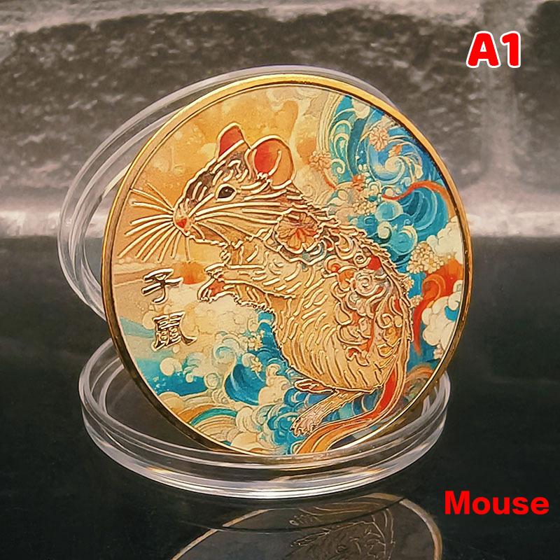 

Coin Chinese 2026 12 Zodiac Horse Decoration Colored Commemorative Medal Year Of The Horse High Quality Decorative Coins Gift
