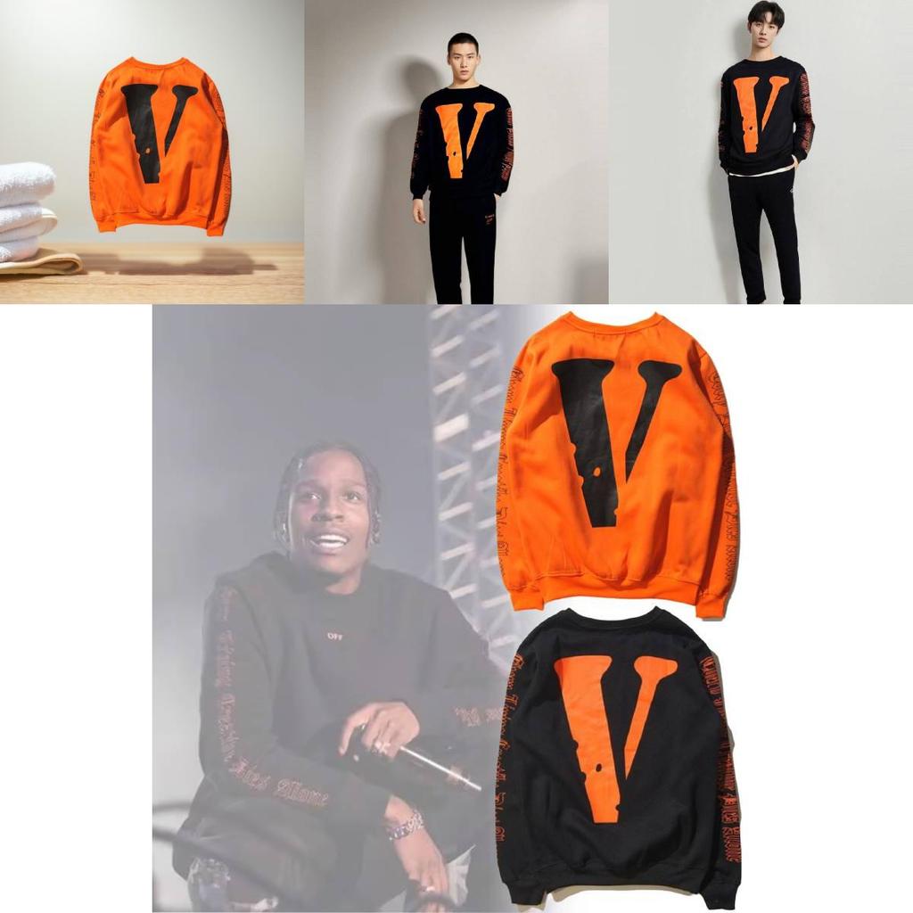 Trendy Cotton Sweatshirt For Men Casual Loose Fit Long Sleeve Crewneck Top