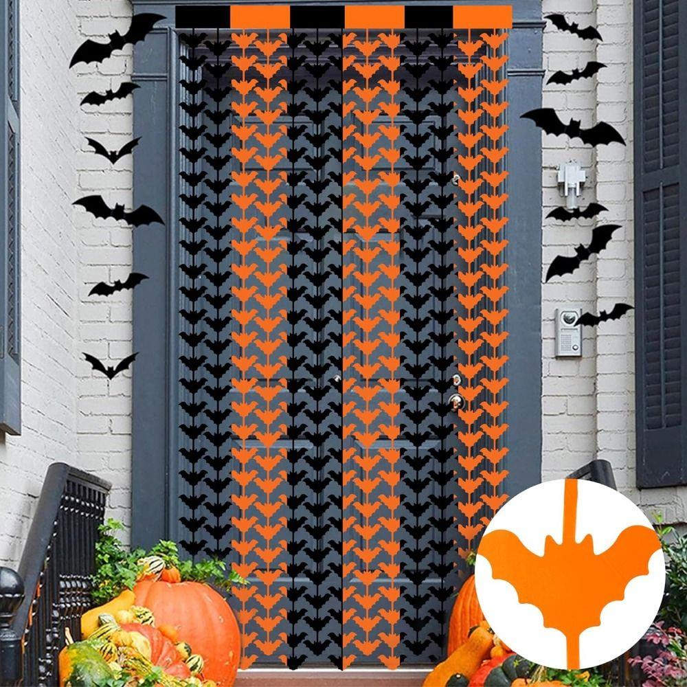 Závěsné pozadí na Halloweenskou párty Snadná instalace Fotokoutkové rekvizity Streamery Závěsy Výročí