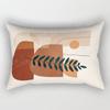 Decor nordic de toamnă, îmbrățișare, față de pernă, abstractă, frunze geometrice, boemă, canapea mașină, husă de pernă pentru sufragerie 30x50