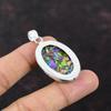 Fiesta Kingman Turquoise Pendant Gemstone Jewelry Multi Copper Turquoise Pendant 925 Sterling Silver Pendant Handmade Jewelry Gift For Women