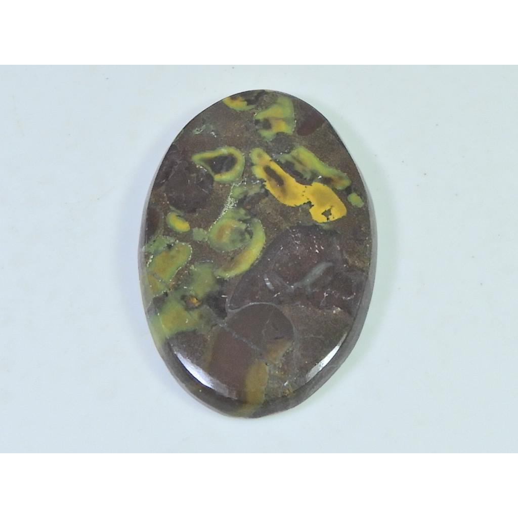 28X45X05MM Natural Fruit Jasper Oval Cabochon Loose Gemstone 62Cts. B-340