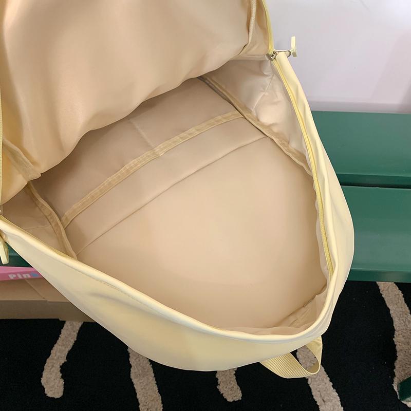 College Style Backpack Large Capacity Letter Printed Backpack Campus Student School Bag