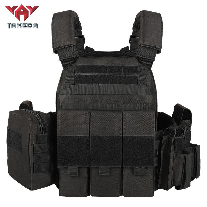 

YAKEDA Outdoor Training Multi-Function Vest Military Fan Real CS Equipment one size
