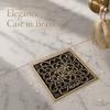 Antique Bathroom Waste Drain Brass Strainer Cover Grate Antique Floor Drain  Home