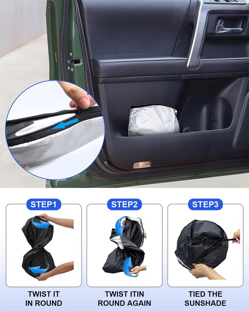 For Toyota 4Runner 2010-2025 Car Windshield Sun Shade Cover Front Window Sun Shade Visor UV Block Shield Cover Car Accessories