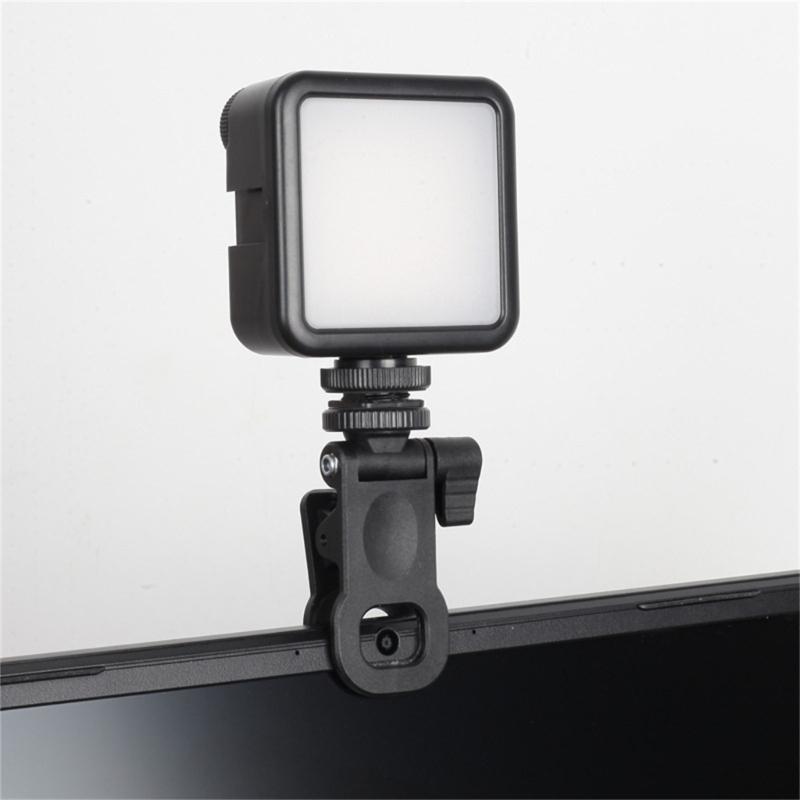 Portable 1/4 Screw Mount Fill Light Clip Compact Fill Light Clip Holder for Photography for Phones Tablets & Laptops